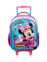 Mochila Escolar Com Rodinhas Minnie Xeryus 11430