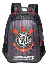 Mochila Escolar Corinthians Xeryus Licenciada cor:preta