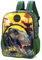 Mochila Escolar Costa Media 40cm Dino Dinossauro T-Rex Original Luxcel