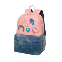 Mochila Escolar Costas Lov It Play Patch - Lilica Ripilica