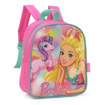 Mochila escolar costas pequena Barbie Luxcel