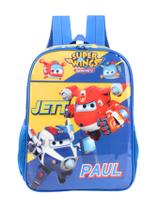 Mochila Escolar Costas Reforçada Super Wings IS37491