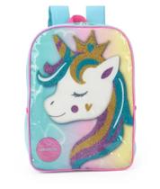 Mochila escolar costas unicórnio maxlog menina Mochila escolar costas unicórnio maxlog menina