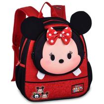 Mochila Escolar Creche Passeio Infantil Pequena Disney Tsum Tsum Minnie Oficial Mochila Escolar Creche Passeio Infantil Pequena Disney Tsum Tsum Minnie Oficial