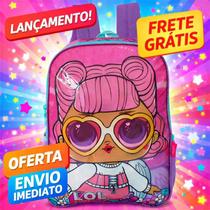 Mochila Escolar De Alças Lol Surprise Fashion Luxcel Meninas