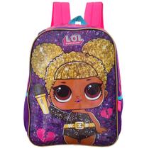 Mochila Escolar De Alças Lol Surprise Fashion Luxcel Meninas