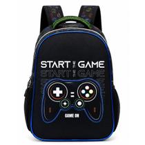 Mochila Escolar De Alças Vídeo Game The Start Meninos Denlex