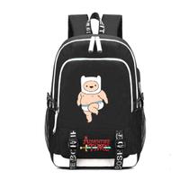Mochila escolar de anime Adventure Times 30x15x44cm