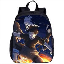 Mochila escolar de anime Fires Forces para poliéster escolar