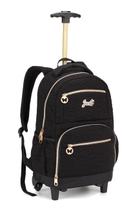 Mochila Escolar De Carrinho com Rodas Feminina Reforçada Grande