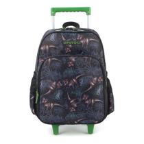 Mochila Escolar De Carrinho Infantil Preto Dinossauro Rex Mochila Escolar De Carrinho Infantil Preto Dinossauro Rex