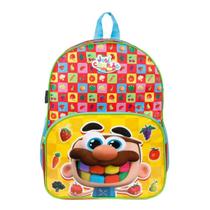 Mochila Escolar de Costa Infantil G Dermiwil José Comilão Cor:Vermelho