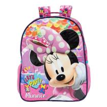 Mochila Escolar De Costar Pequena Minnie Rosa - Xeryus