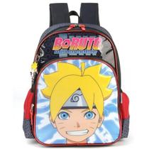 Mochila Escolar de Costas Boruto Preto