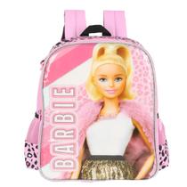 Mochila Escolar De Costas Casual Passeio Barbie Luxcel Rosa