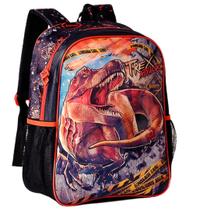 Mochila Escolar De Costas Dinossauro T-rex Attack Juvenil -Clio Mochila Escolar De Costas Dinossauro T-rex Attack Juvenil -Clio