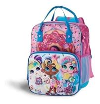 Mochila Escolar De Costas E Mão Menina Sorvete Donut Sweety