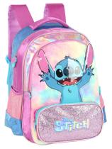 Mochila Escolar de Costas Holográfica Luxo Lilo Stitch Mochila Escolar de Costas Holográfica Luxo Lilo Stitch