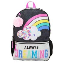 Mochila Escolar de Costas Infantil Arco-Íris Always Dreaming Paête Meninas Clio Mochila Escolar de Costas Infantil Arco-Íris Always Dreaming Paête Meninas Clio