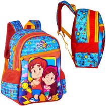 Mochila Escolar de Costas Infantil Maria Clara e JP Original Clio