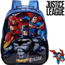 Mochila Escolar de Costas Liga da Justiça Batman Flash e Superman Xeryus