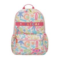 Mochila Escolar de Costas Lilica Ripilica Lovit Florescer