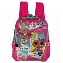 Mochila Escolar De Costas Lol Surprise Infantil Meninas