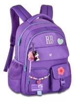 Mochila Escolar de Costas Rebecca Bonbon Miçangas RB24593