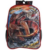 Mochila Escolar De Costas T-rex Attack Clio Juvenil Meninos