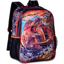 Mochila Escolar De Costas T-rex Attack Meninos Juvenil Clio Mochila Escolar De Costas T-rex Attack Meninos Juvenil Clio