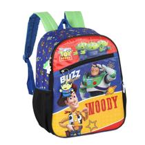 Mochila Escolar de Costas Toy Story Preto Infantil Menino