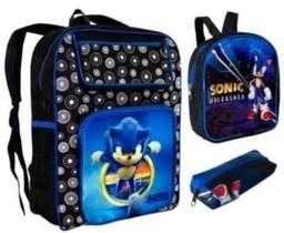Mochila Escolar De Menino Com Estojo E Lancheira Escolar Mochila Escolar De Menino Com Estojo E Lancheira Escolar
