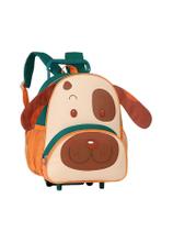 Mochila Escolar De Rodas Cachorro Pets Clio Verde CP2652A