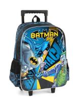 Mochila Escolar de Rodas Infantil Menino Batman Morcego