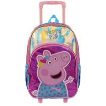 Mochila Escolar de Rodas Luxo Peppa Pig