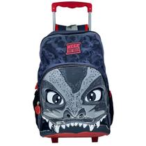 Mochila escolar de rodinha Dino King Fuseco Mochila escolar de rodinha Dino King Fuseco