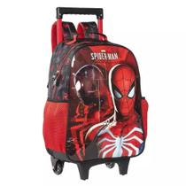 Mochila Escolar De Rodinha Homem Aranha Spider-Man Xeryus