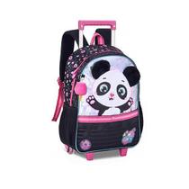 Mochila Escolar De Rodinha Panda Clio