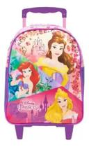 Mochila Escolar De Rodinha Princesas Disney 40cm da Xeryus Ref 11070