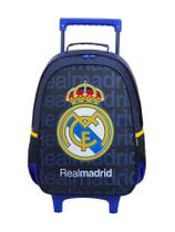 Mochila Escolar De Rodinha Real Madrid 14380