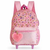 Mochila Escolar De Rodinhas Feminina Dreamer Love Clio Girls Mochila Escolar De Rodinhas Feminina Dreamer Love Clio Girls