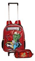 Mochila Escolar de Rodinhas Harry Potter - Resistente