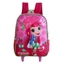 Mochila Escolar De Rodinhas Infantil Juvenil Da Moranguinho Mochila Escolar De Rodinhas Infantil Juvenil Da Moranguinho