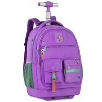 Mochila Escolar de Rodinhas Luluca Clio STYLE LU24599 Lilas Mochila Escolar de Rodinhas Luluca Clio STYLE LU24599 Lilas