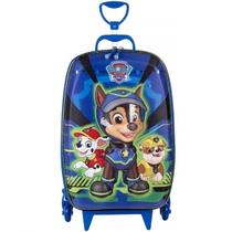Mochila Escolar de Rodinhas Mala 3D Patrulha Canina Maxtoy COR Azul Mochila Escolar de Rodinhas Mala 3D Patrulha Canina Maxtoy COR Azul