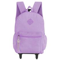 Mochila Escolar De Rodinhas No Bad Days Feminina Juvenil