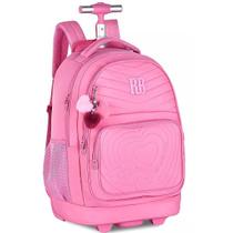 Mochila Escolar de Rodinhas Rebecca Bonbon RB24673 Rosa Mochila Escolar de Rodinhas Rebecca Bonbon RB24673 Rosa
