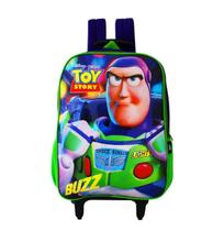 Mochila Escolar De Rodinhas Toy Story Luxcel Buzz Lightyear