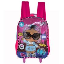Mochila Escolar De Rodinhas Turma Da Lol Surprise Infantil
