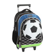 Mochila Escolar De Rodinhas Up4you Bola De Futebol - Luxcel